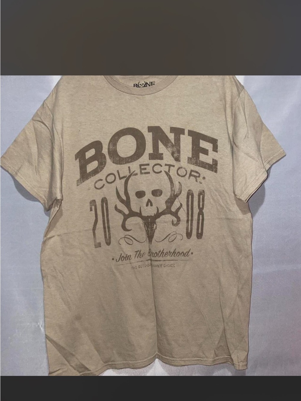 Bone Collector Tan Short-Sleeve Graphic Tee